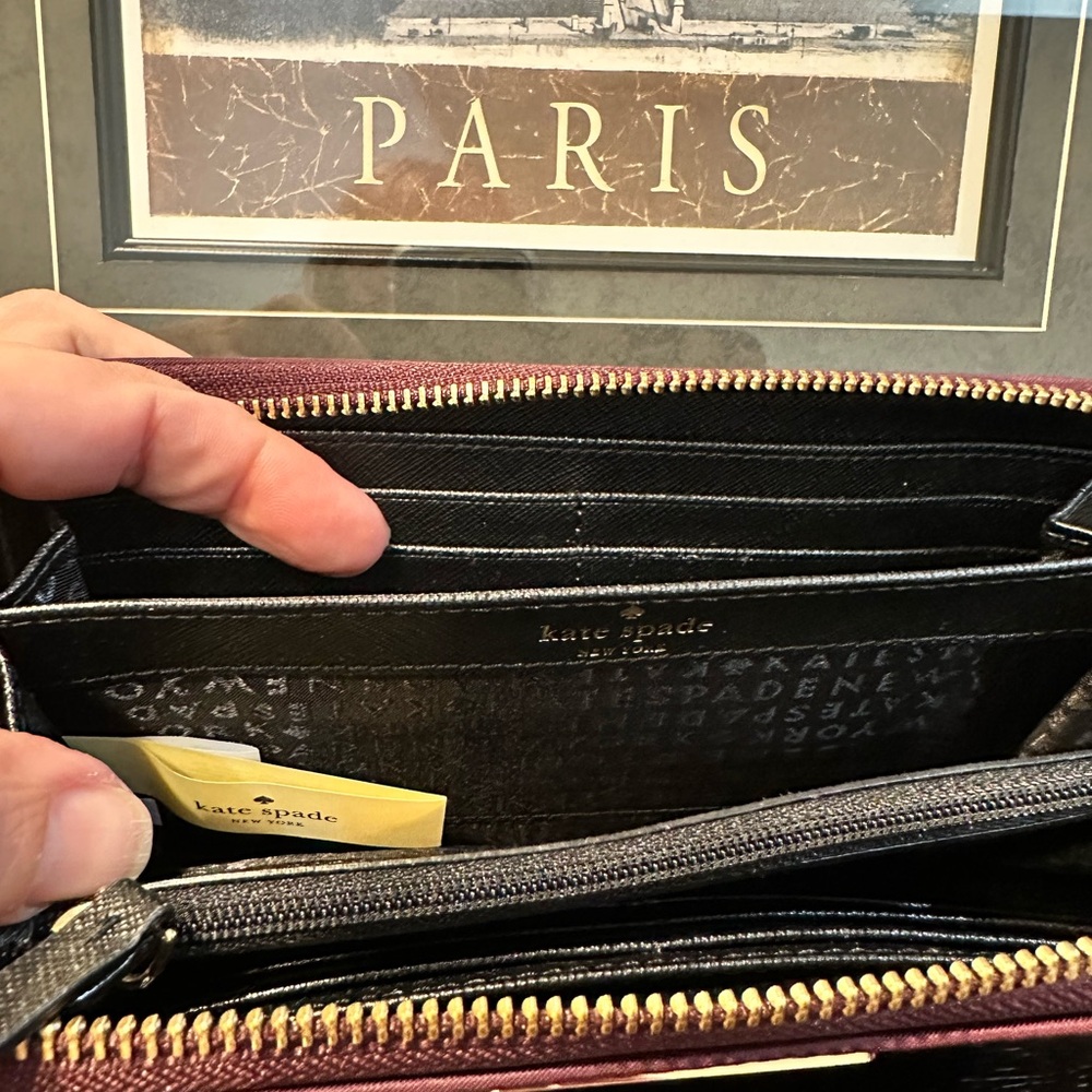 Kate Spade Plum Wallet - Picture 9 of 12